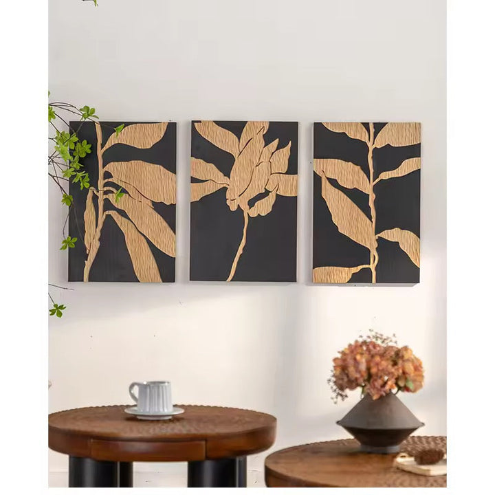 Modern Botanical Wall Art Set of 3