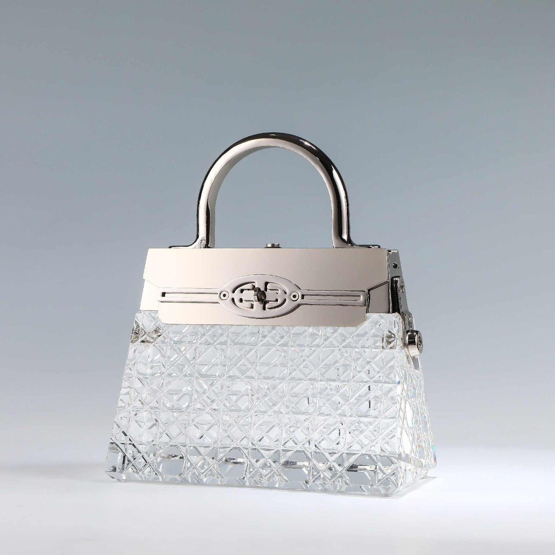 Crystal Handbag Accent Rechargeable Lamp