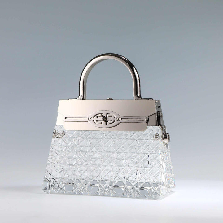 Crystal Handbag Accent Rechargeable Lamp
