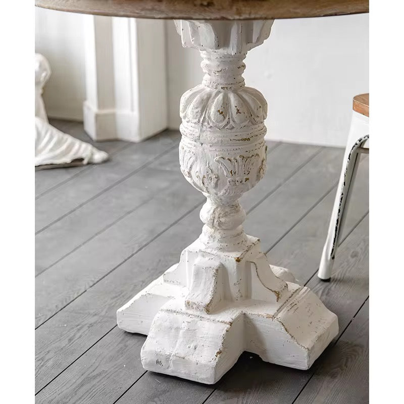 Vintage Pedestal Round Table