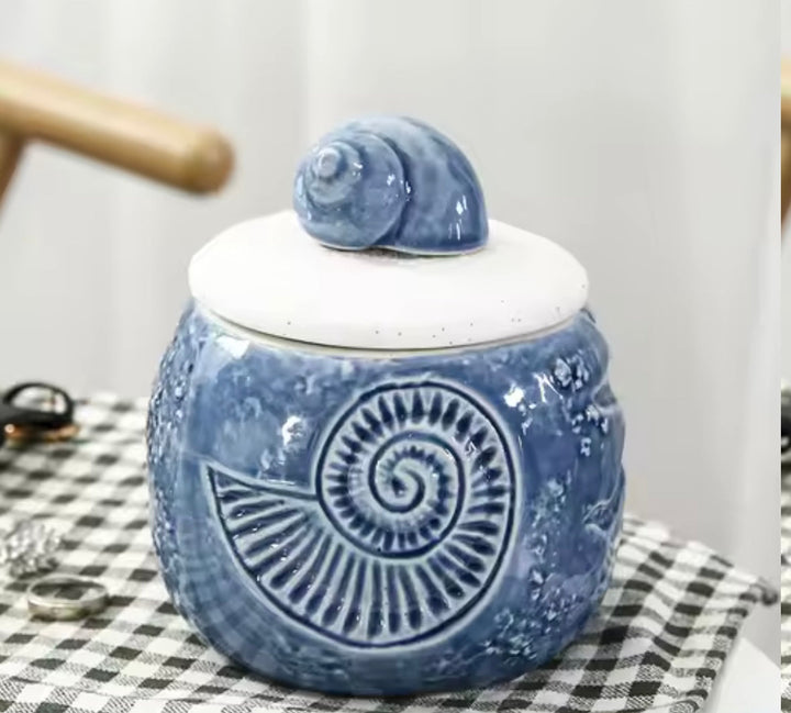 Nautical Ceramic Jar Set