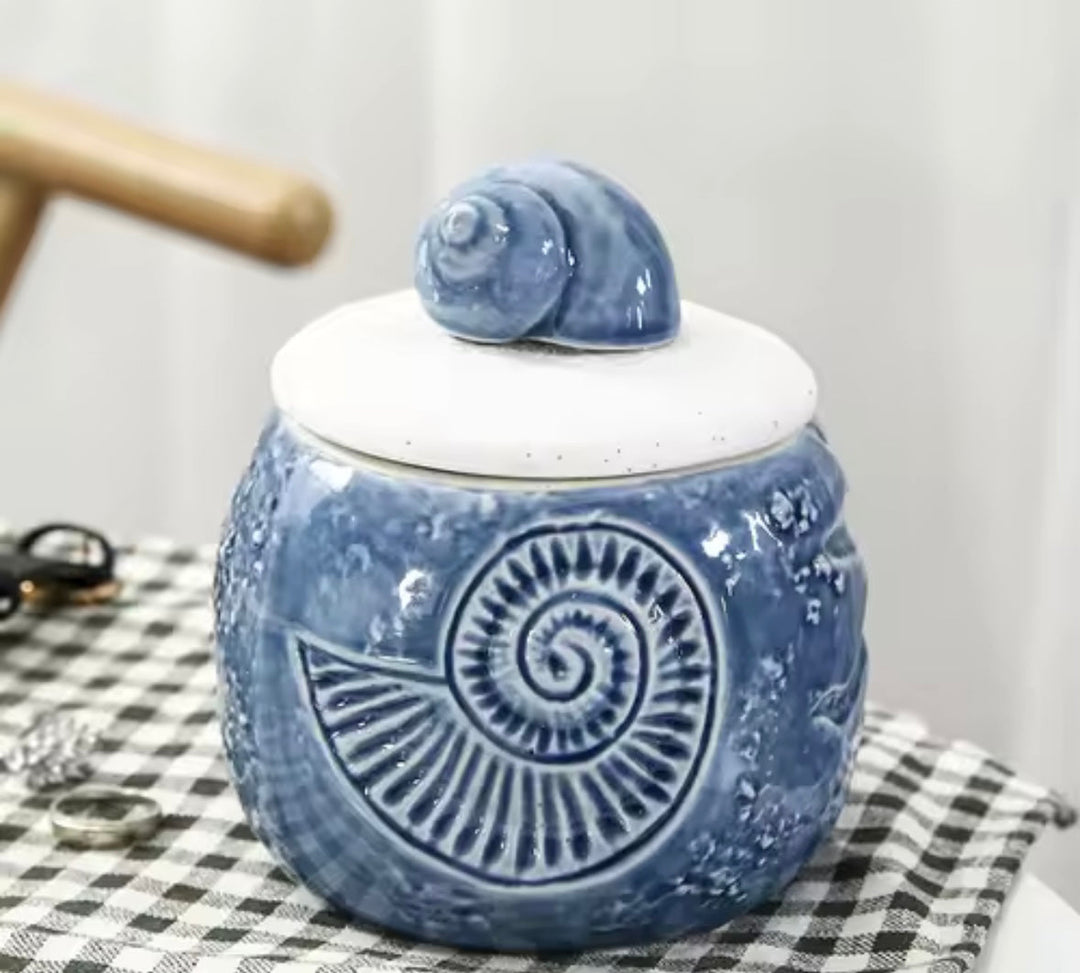 Nautical Ceramic Jar Set