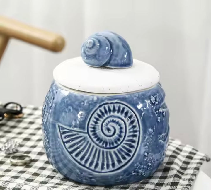 Nautical Ceramic Jar Set