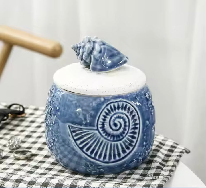 Nautical Ceramic Jar Set