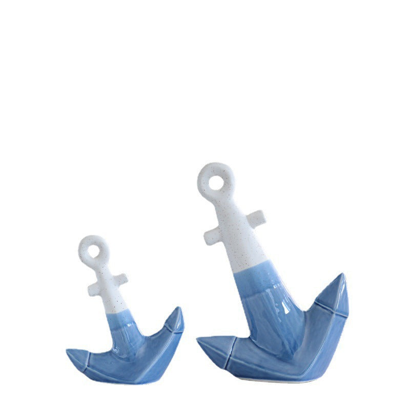 Ceramic Anchor or ship Figurines