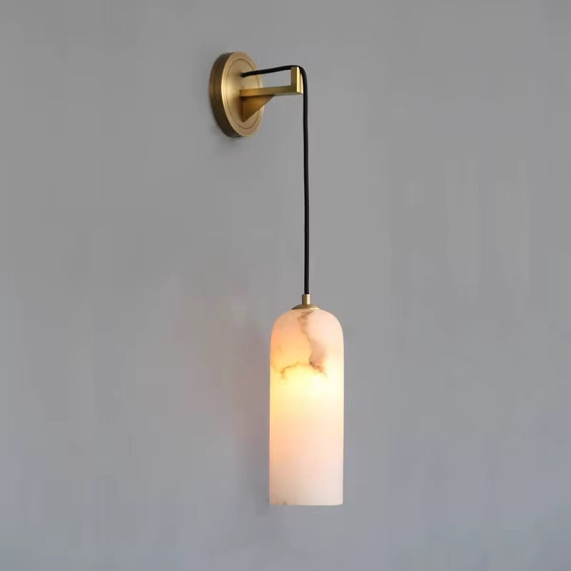 Spanish Alabaster Pendant Wall Lamp
