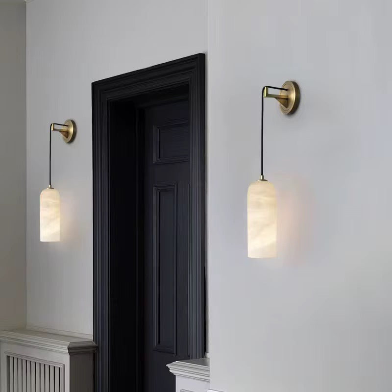 Spanish Alabaster Pendant Wall Lamp