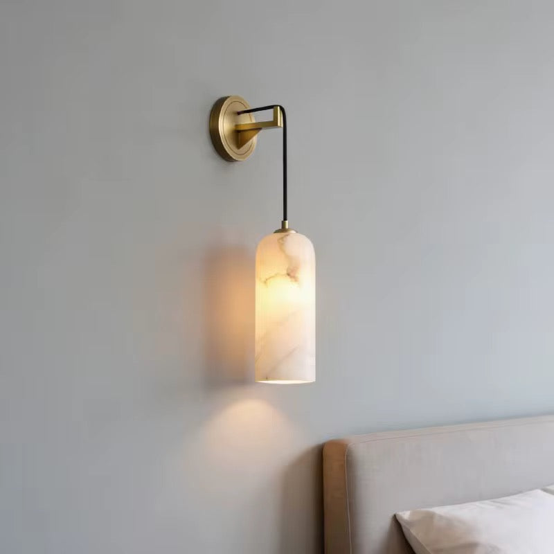 Spanish Alabaster Pendant Wall Lamp
