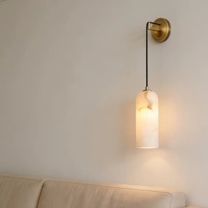 Spanish Alabaster Pendant Wall Lamp