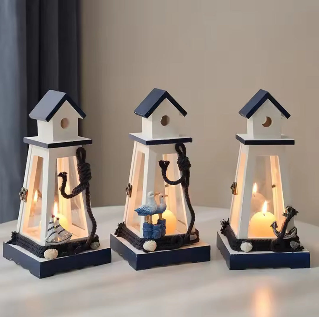 Nautical Lantern Candle Holder