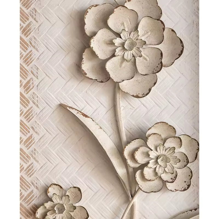 Floral Relief Wall Art Panel Set