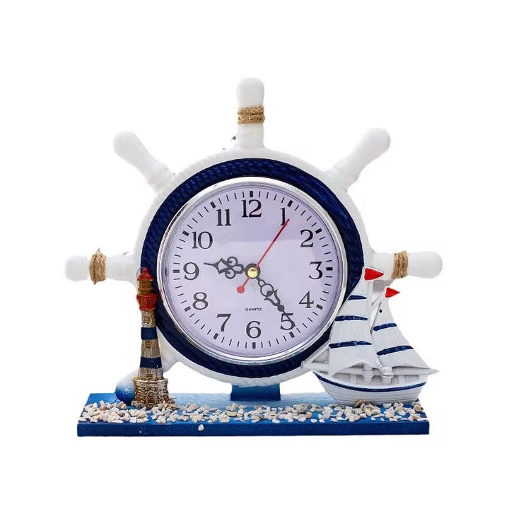 Nautical Ship Wheel Clock