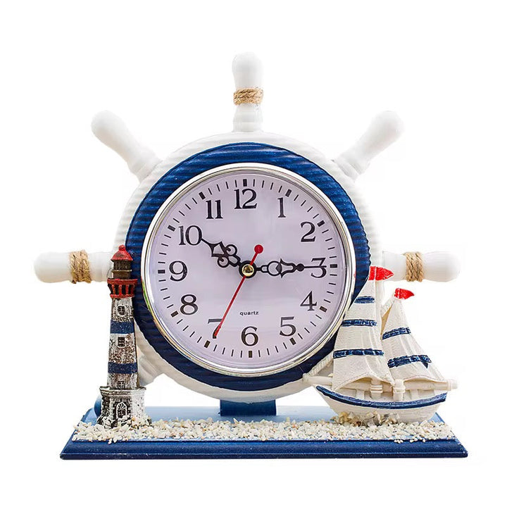 Nautical Ship Wheel Clock