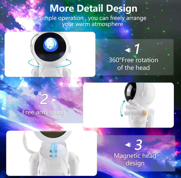 Astronaut Starry Sky Projector Light