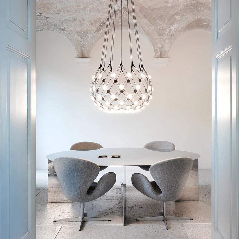 Orb Mesh Chandelier