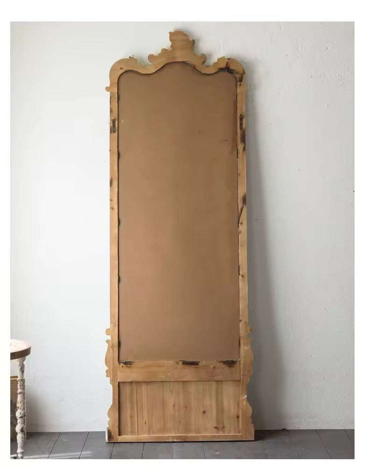 VINTA - Vintage White Ornate Full-Length Mirror