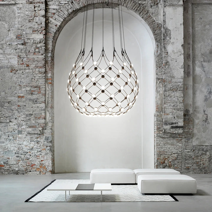 Orb Mesh Chandelier