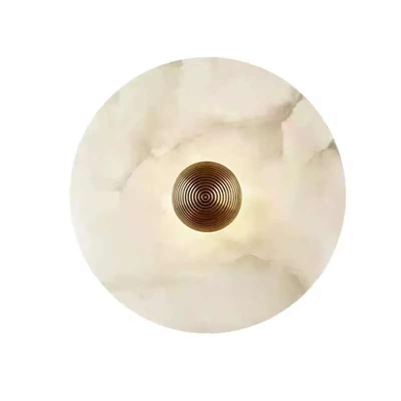 Alabaster Flush Ceiling Light