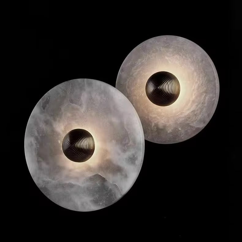 Alabaster Flush Ceiling Light