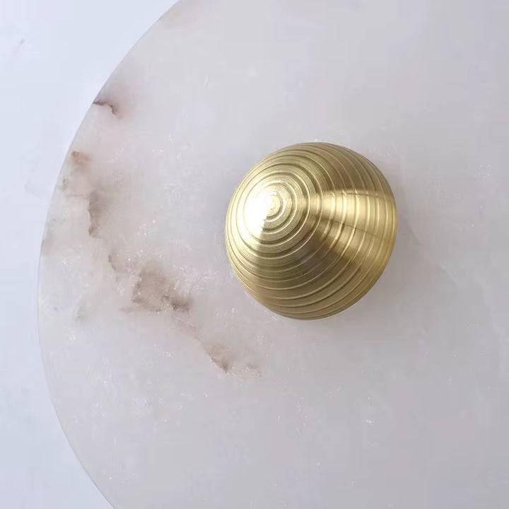 Alabaster Flush Ceiling Light