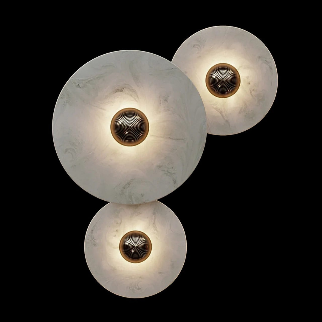 Alabaster Flush Ceiling Light