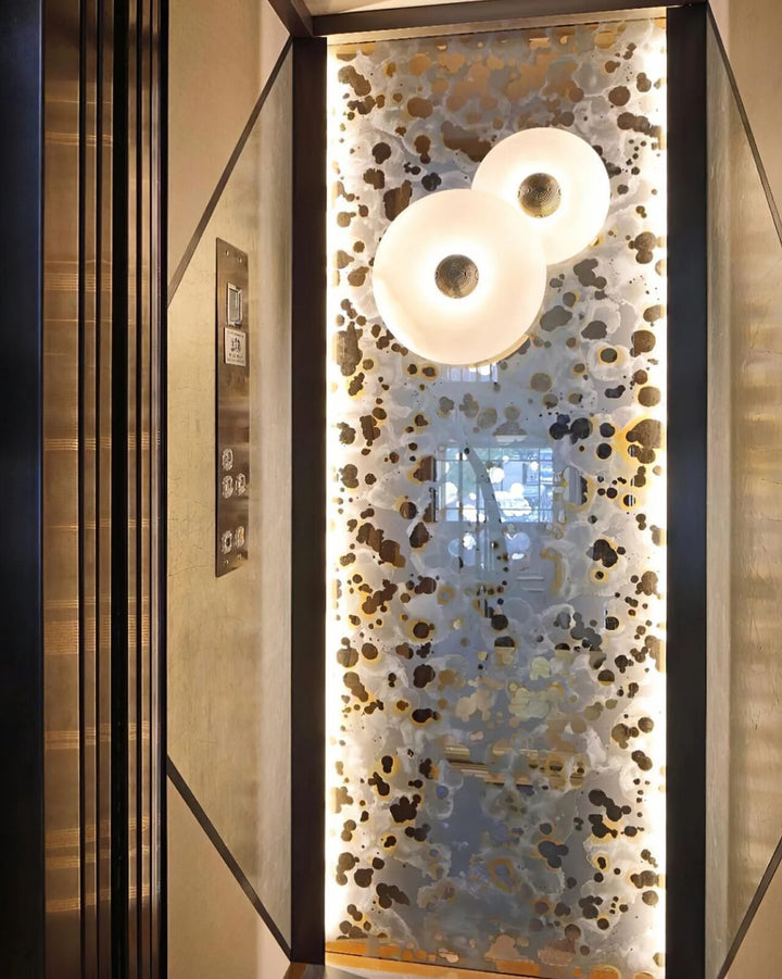 Alabaster Flush Ceiling Light