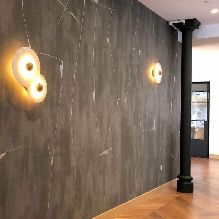Alabaster Flush Ceiling Light