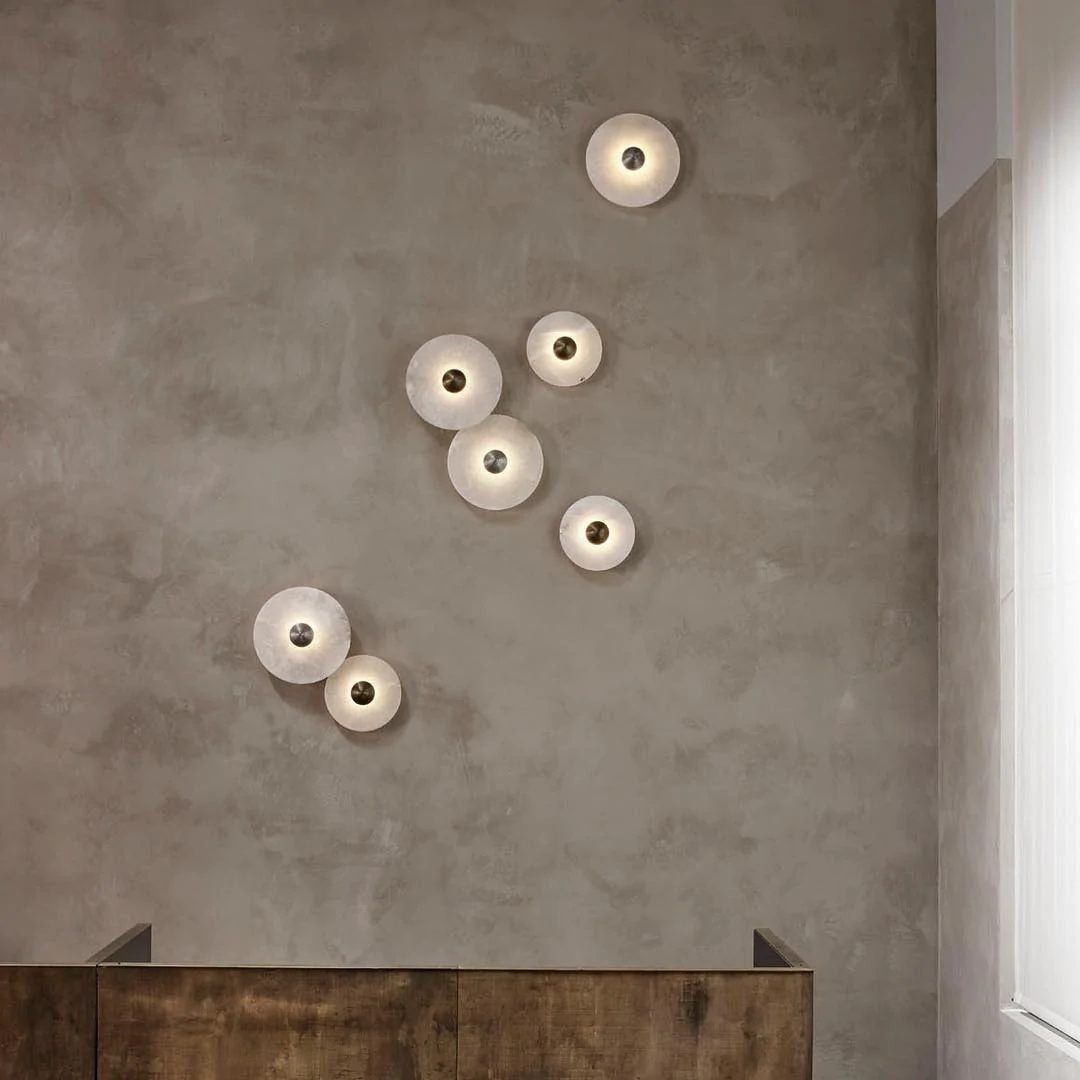 Alabaster Flush Ceiling Light