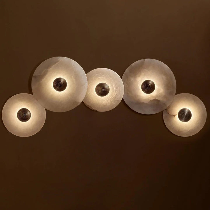 Alabaster Flush Ceiling Light