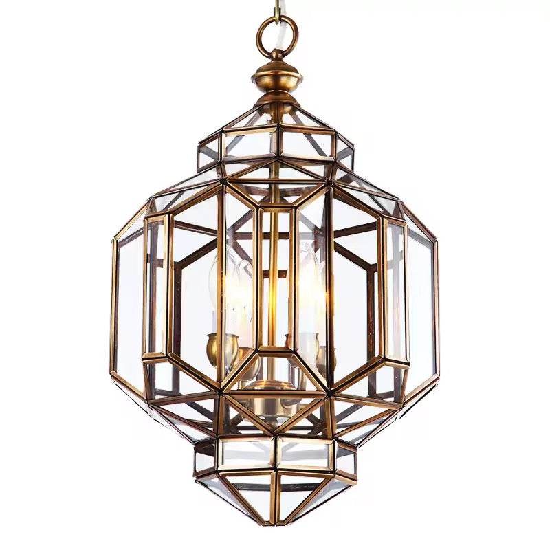 Prismora - Geometric Lantern Chandelier
