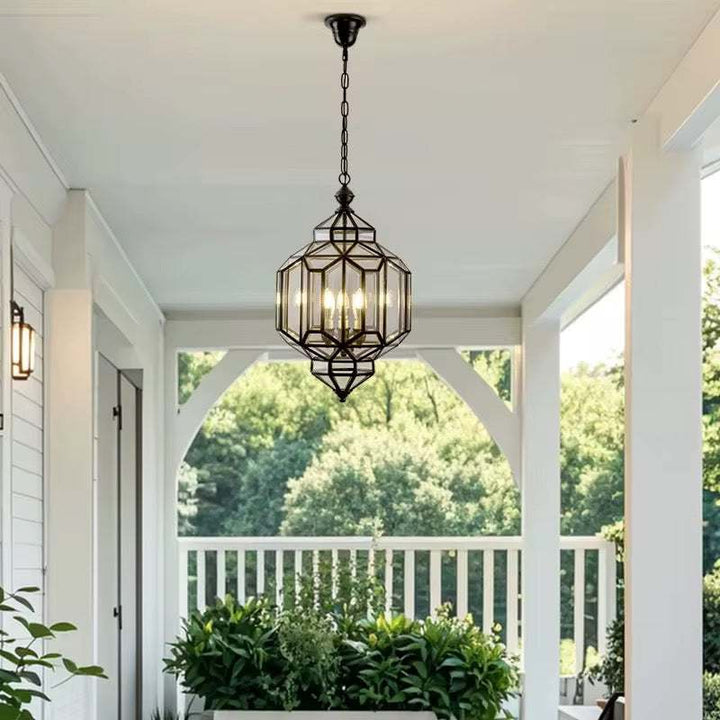 Prismora - Geometric Lantern Chandelier