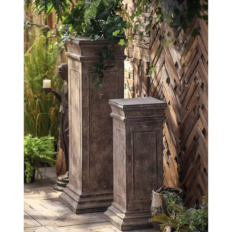 Rustic Square Pedestal Columns