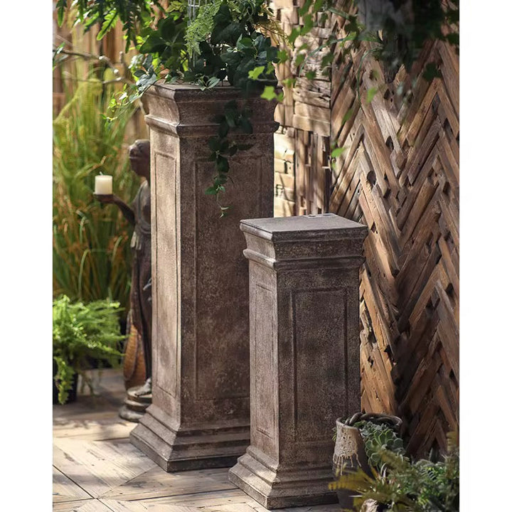 Rustic Square Pedestal Columns