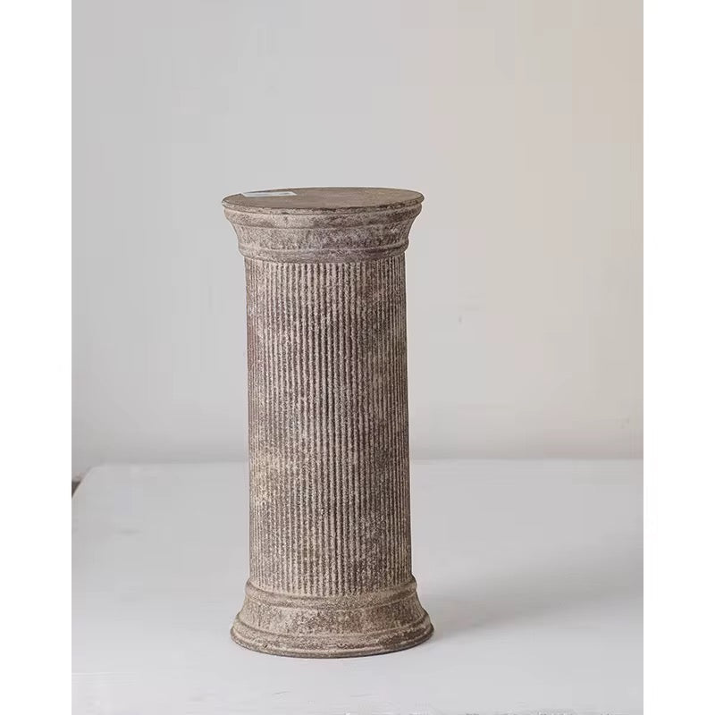 Set of Rustic Decorative Pedestal Columns