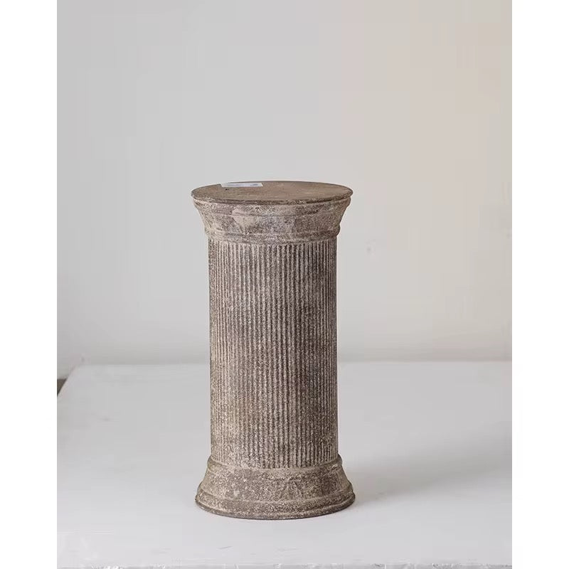 Set of Rustic Decorative Pedestal Columns