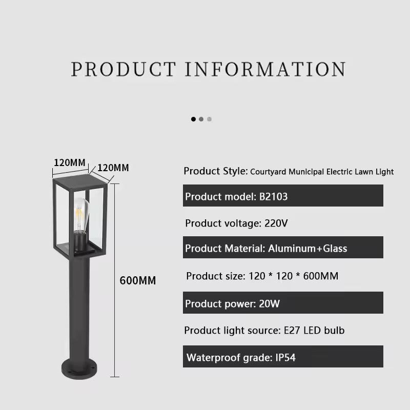 Architectural Bollard Lantern