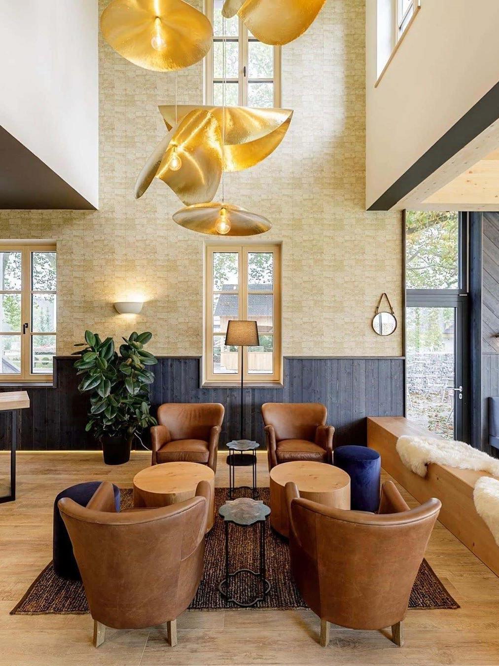 Artistic Gold Pendant Light