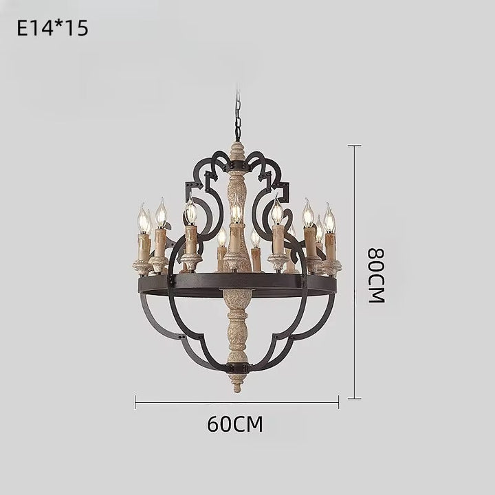 Grand Rustic Chandelier