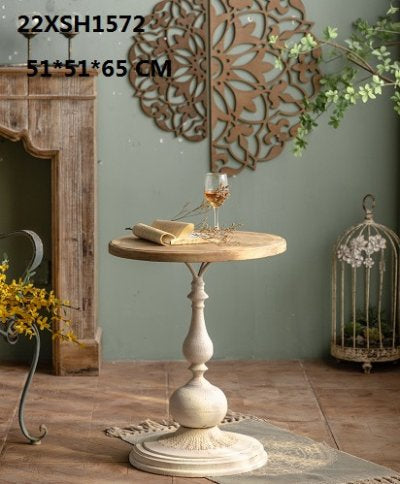 Vintage Pedestal Side Table