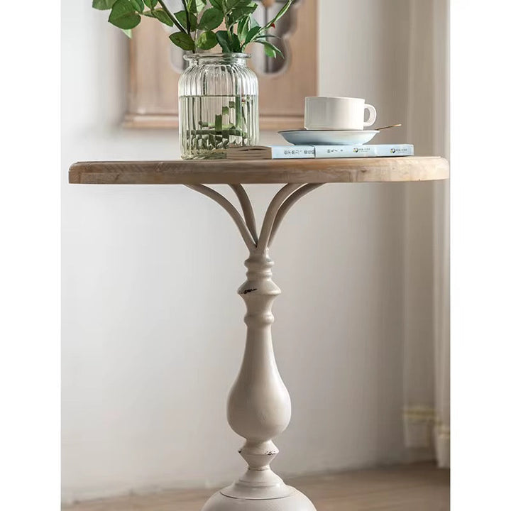 Vintage Pedestal Side Table