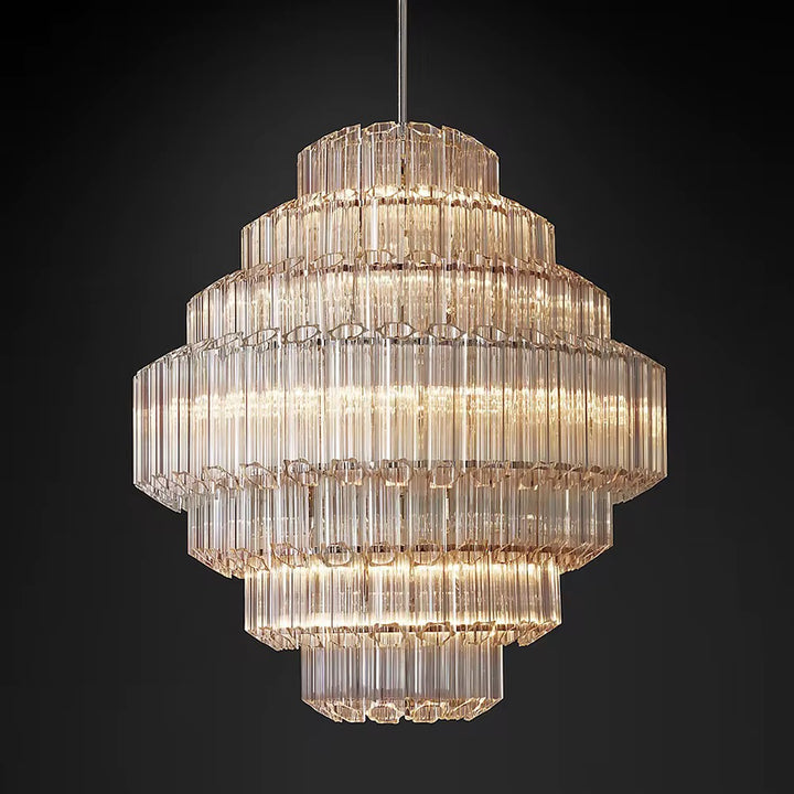 Crystal Tier Chandelier