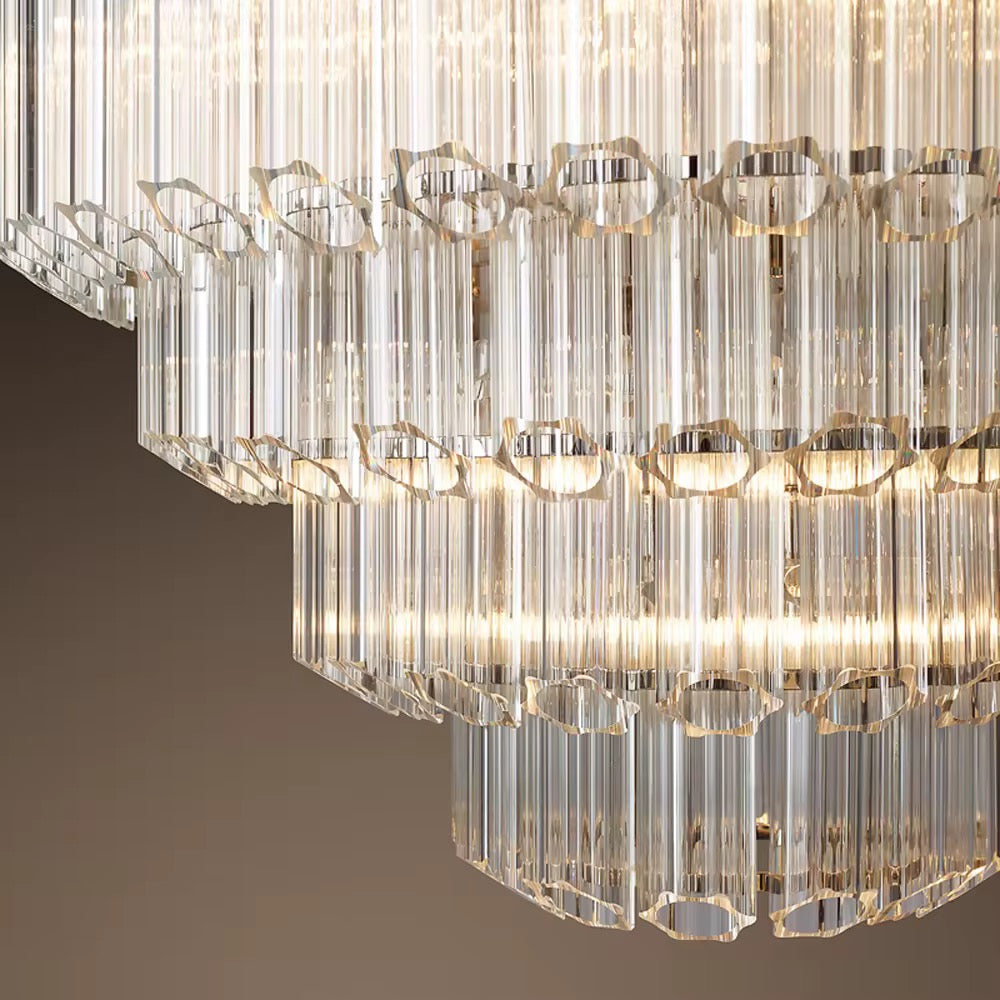 Crystal Tier Chandelier