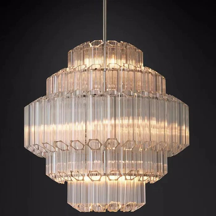 Crystal Tier Chandelier