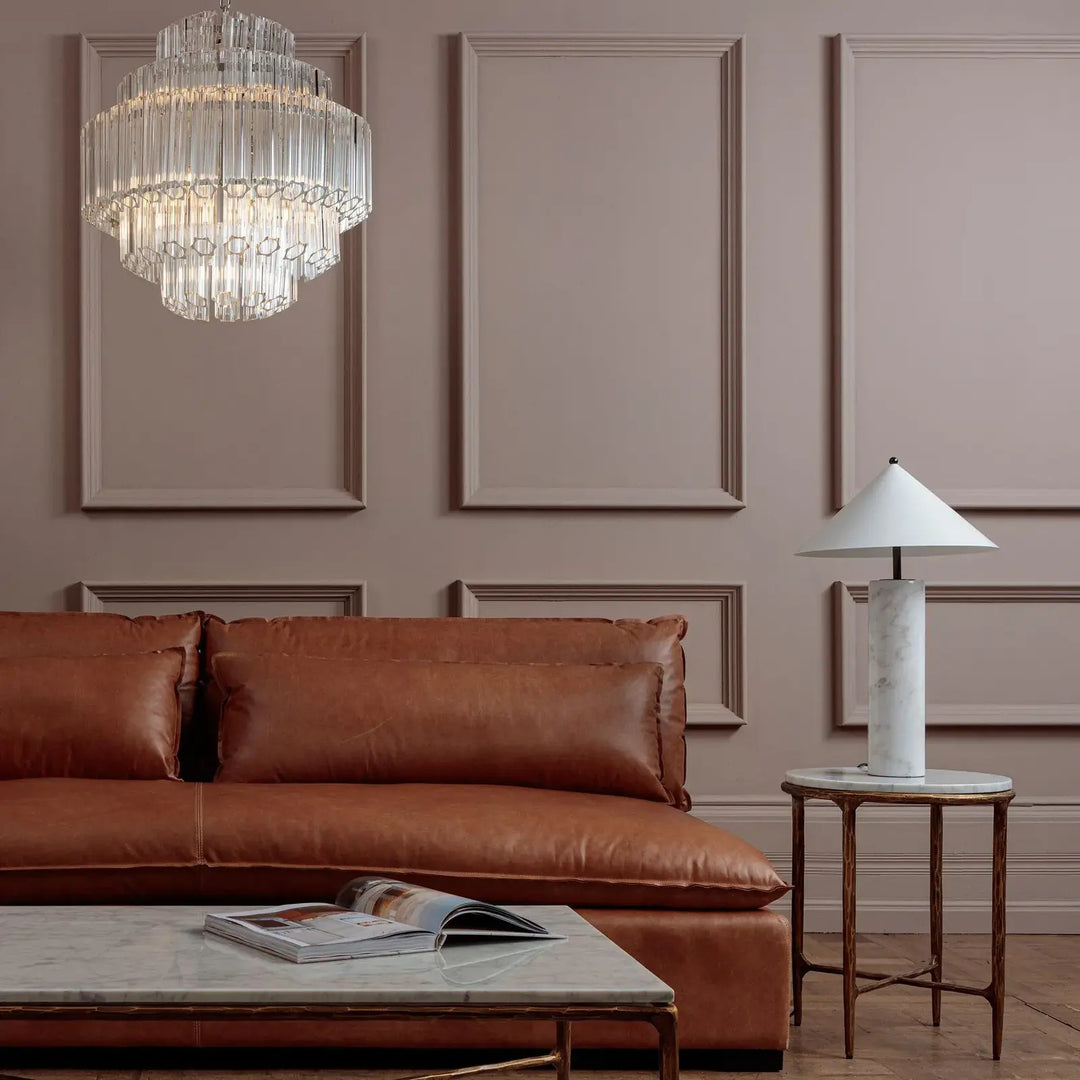 Crystal Tier Chandelier
