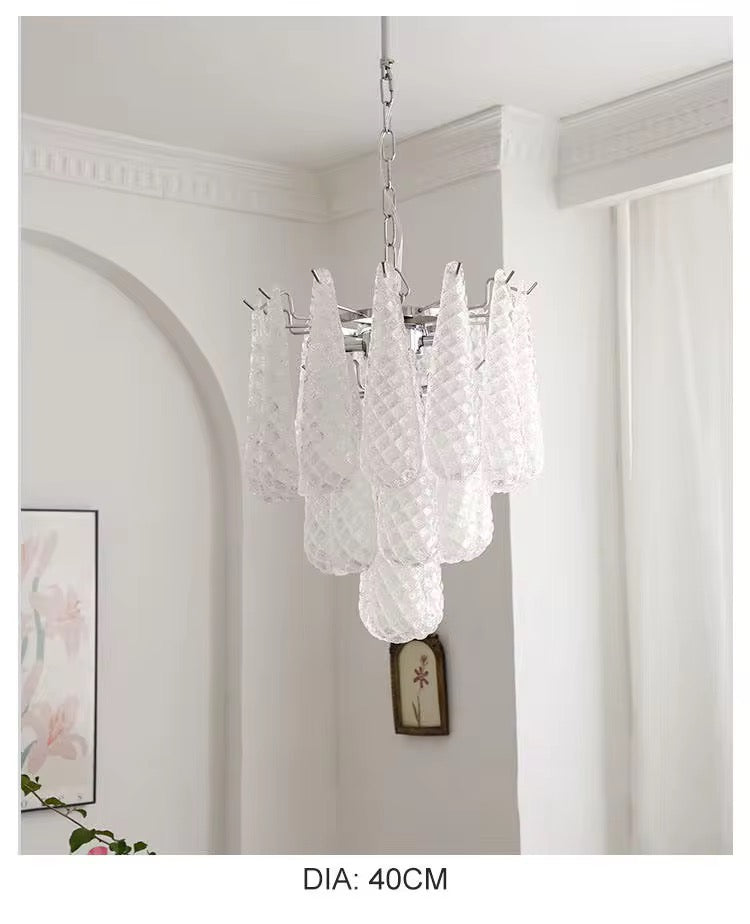 White Morano Chandelier