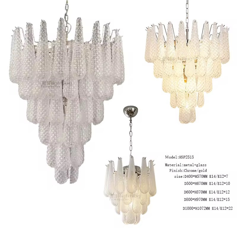 White Morano Chandelier