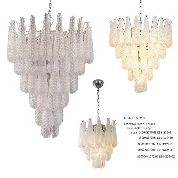 White Morano Chandelier