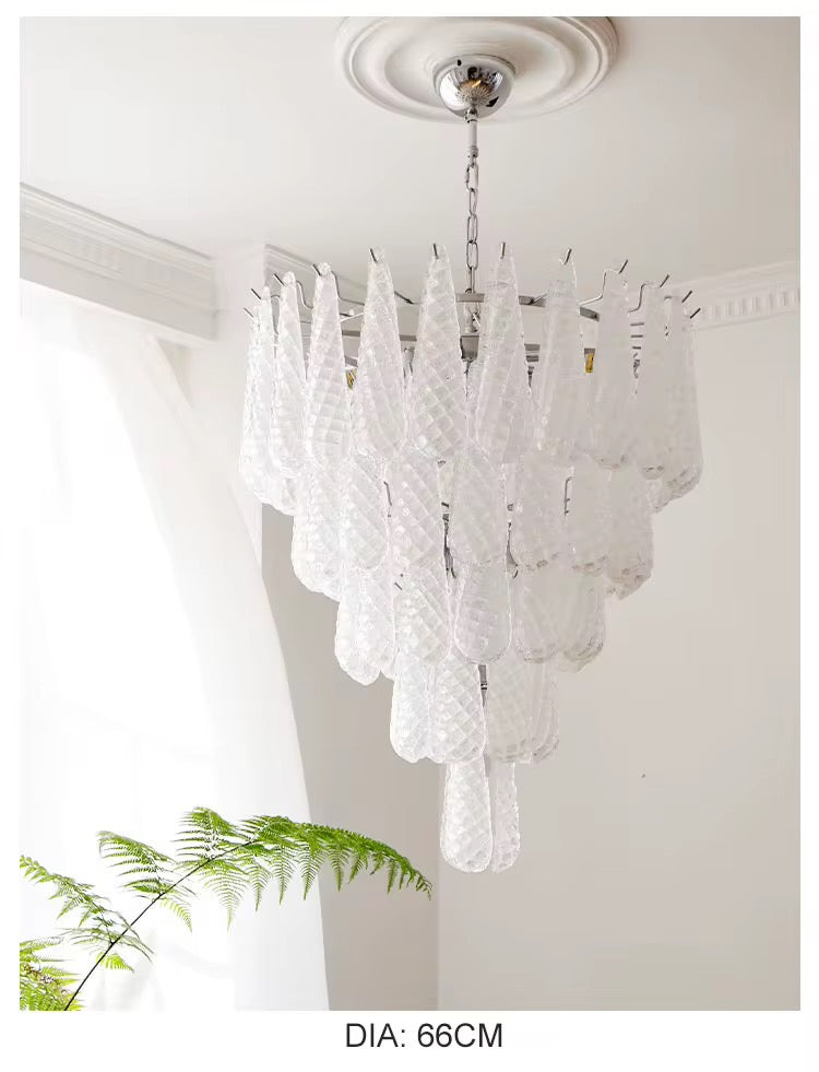 White Morano Chandelier