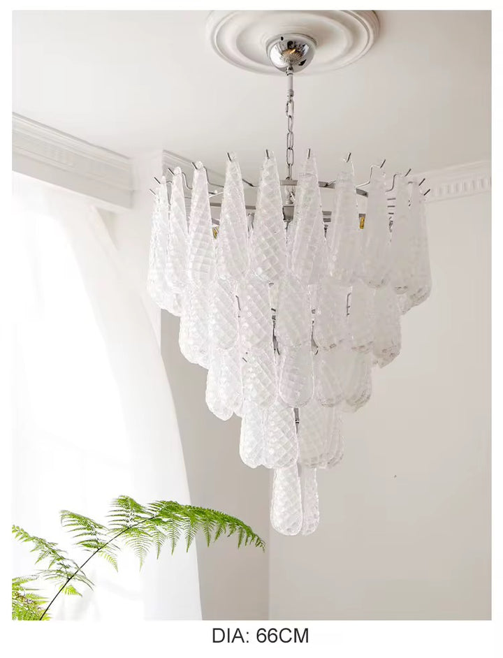 White Morano Chandelier