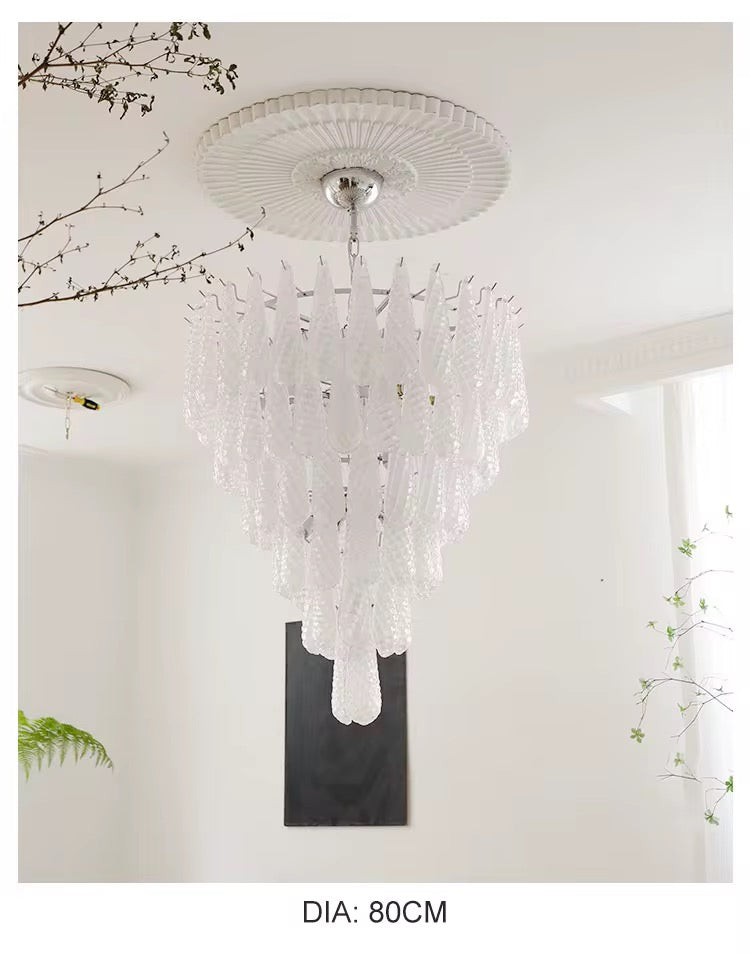 White Morano Chandelier